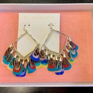 Kendra Scott Multicolor Raven Drop Earrings NWT